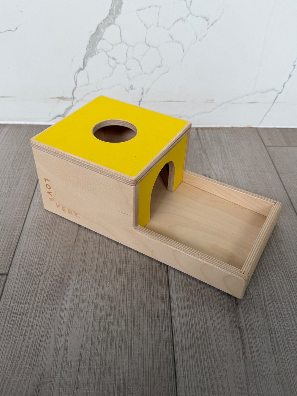 Lovevery wooden Ball drop box toy - Picture 2 of 4